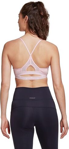 adidas Aeroreact Training Light Support Bra Black SM A-C in Kuwait
