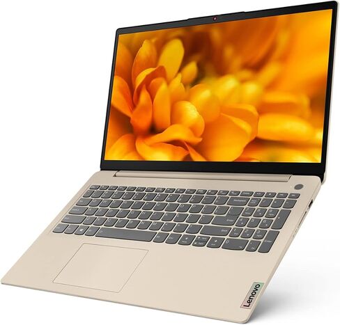 2022 Newest Lenovo Ideapad 3i Laptop, 15.6" FHD 1080P Touchscreen, Intel Core i3-1115G4, 12GB DDR4 RAM, 512GB PCIe SSD, HDMI, WiFi, Bluetooth, HD Webcam, Fingerprint Reader, Windows 11 Home, Sand in Saudi Arabia