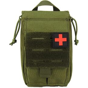 Tactical Molle Pouch, Admin Tool Pouch, EDC Pouch, Utility Tools Bag, Molle Attachment Organizer Include U.S.A Flag Patch
