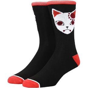 Bioworld Demon Slayer Green Sublimated crew Socks for Men