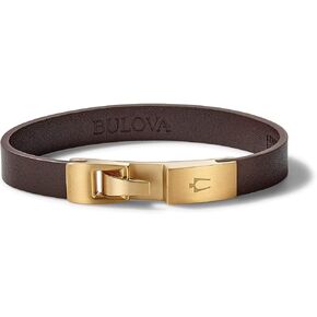 Men's Classic Leather Strap Bracelet