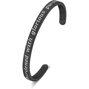 I Am Burdened With Glorious Purpose Bracelet TV Show Gift Helmet Jewelry
