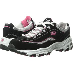 Skechers Women's D'Lites-Life Saver Memory Foam Lace-up Sneaker