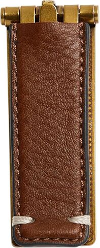 Fossil Men's Leather Wrapped Hinged Money Clip for Men in Saudi Arabia