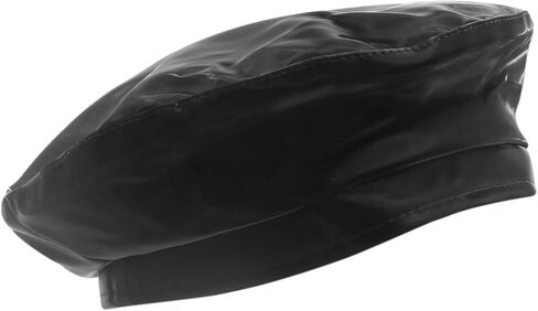 Women's Classic PU Leather French Beret Hat Retro Beanie Hat Artist Beret Cap Adjustable Painter Pumpkin Cap in Kuwait