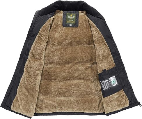 Vcansion Men's Outdoor Casual Stand Collar Padded Vest Coat in Kuwait