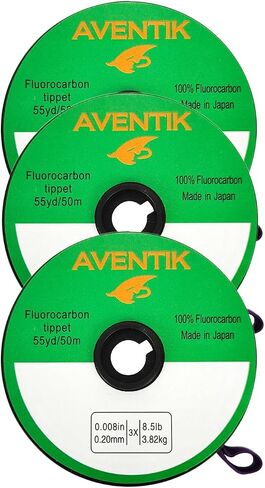 Aventik Fly Fishing Tippet Leader Fluorocarbon Line Fly Line Tippet Holder Fast Sinking Invisible in Saudi Arabia