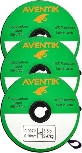 Aventik Fly Fishing Tippet Leader Fluorocarbon Line Fly Line Tippet Holder Fast Sinking Invisible in Saudi Arabia