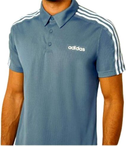 adidas Men's D2M 3S Climalite 3 Button Polo Shirt in Saudi Arabia