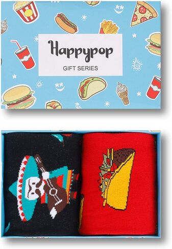 هدايا مبتكرة للرجال من HAPPYPOP، مخلل مضحك للعشاق، عبوة من 2 جوارب، مخلل 2 عبوة، مقاس متوسط in Kuwait