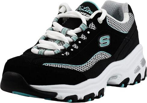 Skechers Women's D'Lites-Life Saver Memory Foam Lace-up Sneaker in Saudi Arabia