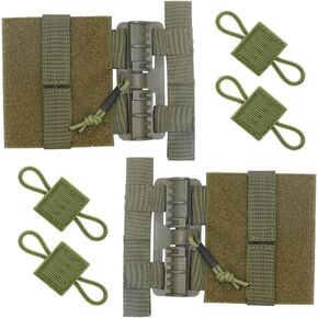 Quick Release Buckle Set Single Point Molle Quick Disconnect MOLLE Plate Carrier Side Belt Straps for Tactical Vest