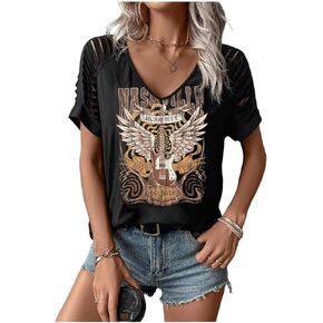 Cut Out Hollow Out T Shirt Womens Cold Shoulder Lacerated Sleeve Shirt Sleeveless Solid Round Neck Slim Shirt Tops