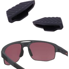 2 Pairs Replacement Nose Piece Nose Pads for Oakley Mercenary OO9424 Sunglasses Eyeglasses Frame, Black Standard Size