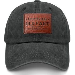 Funny Hat Certified Old Fart Hat for Men Baseball Hats Graphic Cap