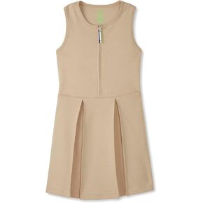 French Toast Girls' One Size Adaptive Zip Front Stretch Ponte Jumper