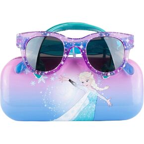 Frozen II Kids Sunglasses for Girls, Toddler Sunglasses with Kids Glasses Case (One Size, Frozen4)