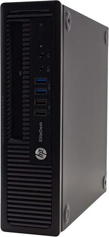 كمبيوتر مكتبي HP Elite ذو الشكل الصغير، Intel Quad Core i5-4570 حتى 3.6 جيجا هرتز، 16 جيجا رام، 240 جيجا SSD، USB WiFi، دعم 4K، DP، VGA، Windows 10 Pro 64 لغة تدعم اللغة الإنجليزية/الإسبانية/الفرنسية (متجدد) in Saudi Arabia