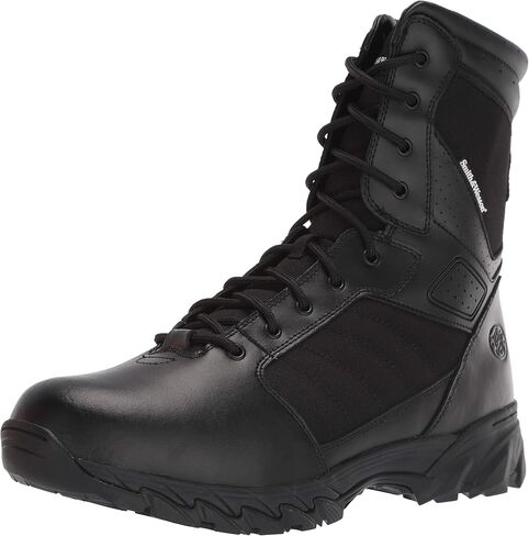 Smith & Wesson Men's Footwear Breach 2.0 8" Side Zip Military and Tactical Boot in Kuwait
