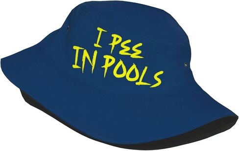 قبعة دلو I Pee in Pools للجنسين، قبعة صياد الفكاهة المضحكة للسفر والشاطئ وقبعات الشمس لأغطية الرأس في الهواء الطلق in Saudi Arabia