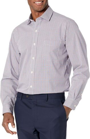 قميص رجالي بأزرار سفلية بمقاس كلاسيكي من قطن سوبيما غير قابل للكي in Kuwait