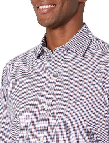 قميص رجالي بأزرار سفلية بمقاس كلاسيكي من قطن سوبيما غير قابل للكي in Kuwait