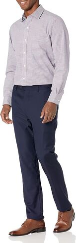 قميص رجالي بأزرار سفلية بمقاس كلاسيكي من قطن سوبيما غير قابل للكي in Kuwait