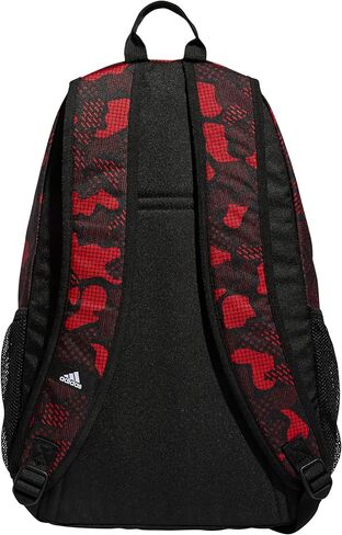 حقيبة ظهر adidas Foundation 6، لونين أبيض/أسود، مقاس واحد in Kuwait