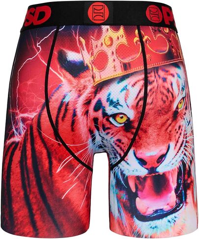 PSD Men's Rich Panther Boxer Briefs, Multi, L in Saudi Arabia