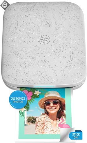 طابعة الصور الفورية HP Sprocket 3x4 - المجموعة: 20 حزمة من ورق زنك، حافظة، ألبوم صور، أقلام تحديد، مجموعة ملصقات in Kuwait