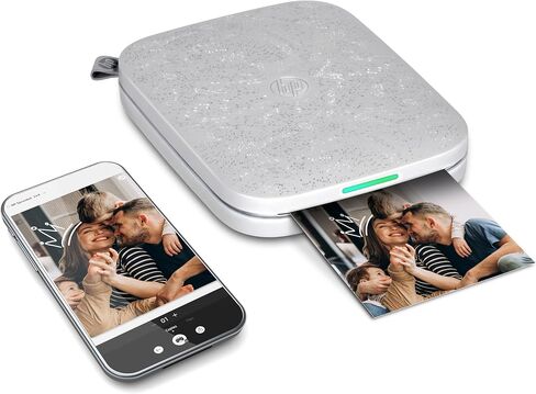 طابعة الصور الفورية HP Sprocket 3x4 - المجموعة: 20 حزمة من ورق زنك، حافظة، ألبوم صور، أقلام تحديد، مجموعة ملصقات in Kuwait