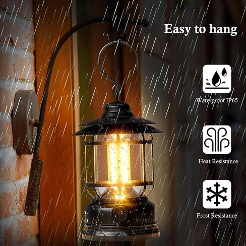 Camping Lanterns Battery Powered Rechargeable Lights,3 Pack Green in Kuwait