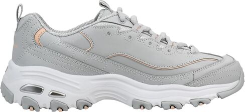 Skechers Women's D'Lites Fresh Start Memory Foam Lace-up Sneaker Fashion in Saudi Arabia