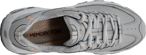 Skechers Women's D'Lites Fresh Start Memory Foam Lace-up Sneaker Fashion in Saudi Arabia
