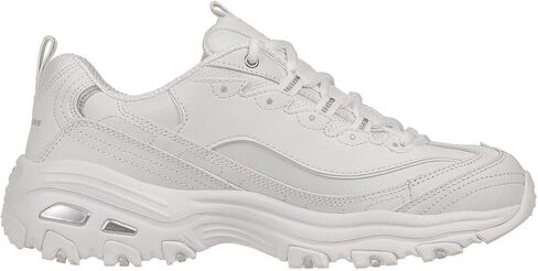 حذاء رياضي نسائي من Skechers D'Lites Fresh Start مصنوع من الإسفنج الذكي برباط in Saudi Arabia