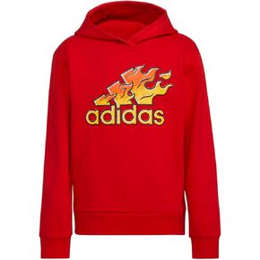 adidas Boys' Long Sleeve Fleece Pullover Hoodie