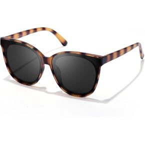 نظارات شمسية LVIOE Cat Eyes للنساء، نظارات كلاسيكية مستقطبة كبيرة الحجم لقيادة الصيد - حماية 100% من الأشعة فوق البنفسجية in Kuwait