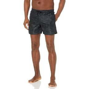 A|X Armani Exchange Men's Standard Swimsuit, Black Eagle Print