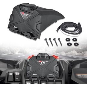 Sresk General 1000 Device Phone Holder, UTV Electronic Tablet Mobile GPS Holder Mount with Storage Box Organizer Tray for Polaris Accessories General 1000 / General 4 1000 2016-2023l(Black)