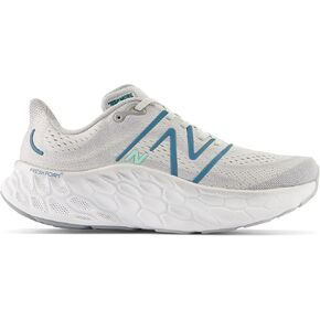 New Balance Men's Fresh Foam X More V4 Running Shoe, Sea Salt/Ice Blue, 12 Wide