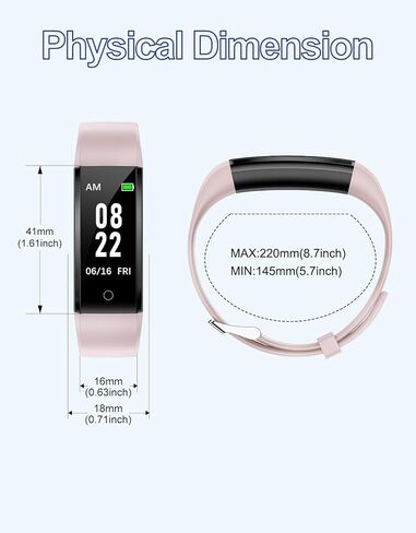 GRV Fitness Tracker Non Bluetooth Fitness Watch No App No Phone Required Waterproof Pedometer Watch with Steps Calories Counter Sleep Tracker for Men Women Parents (Black) in Saudi Arabia