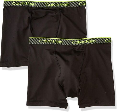 Calvin Klein Boys' Performance Boxer Brief Underwear, 2 Pack in Saudi Arabia