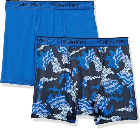 Calvin Klein Boys' Performance Boxer Brief Underwear, 2 Pack in Saudi Arabia
