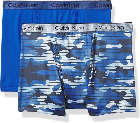 Calvin Klein Boys' Performance Boxer Brief Underwear, 2 Pack in Saudi Arabia