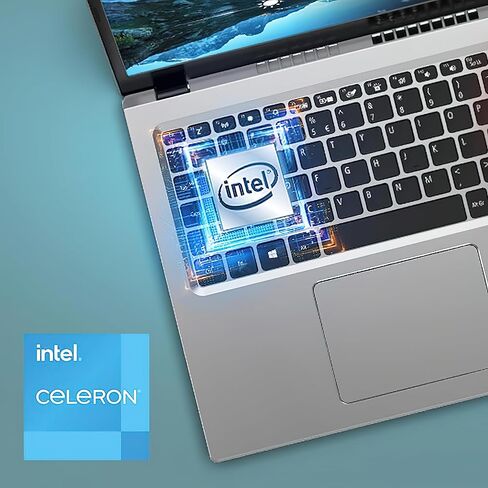 جهاز كمبيوتر محمول acer 2024 الأحدث Aspire 1 Slim Student، شاشة 15.6 بوصة FHD، معالج Intel Celeron ثنائي النواة، ذاكرة وصول عشوائي 12 جيجابايت، 128 جيجابايت eMMC، Microsoft 365 لمدة عام، كمبيوتر محمول للأعمال، رفيع وخفيف، Win 11 Home S in Saudi Arabia