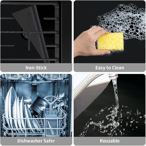 أغطية علوية لموقد الغاز بسمك 0.4 مم لشعلات الغاز لموقد غاز سامسونج، واقي موقد قابل للغسل وقابل للقطع وقابل لإعادة الاستخدام، وبطانات موقد غاز مقاومة للحرارة in Kuwait