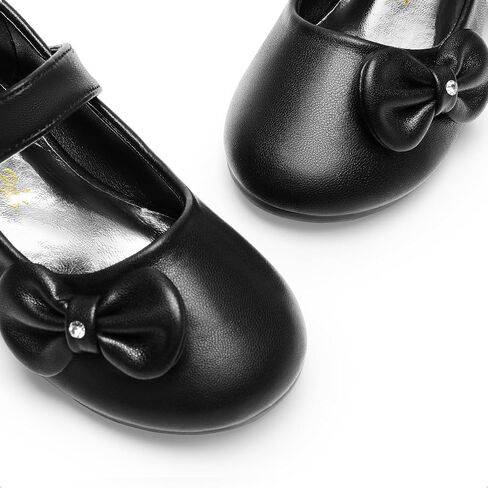 DREAM PAIRS راقصة الباليه المسطحة الرائعة ذات القوس الجانبي من Mary Jane (طفل صغير/فتاة صغيرة) in Kuwait