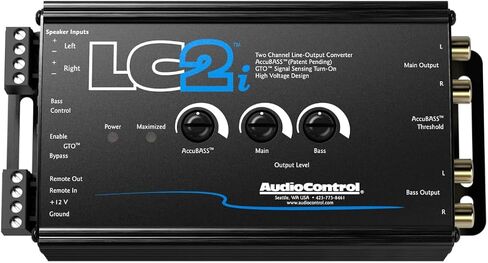 محول AudioControl LC2i ثنائي القناة مع AccuBASS والتحكم في مضخم الصوت in Kuwait