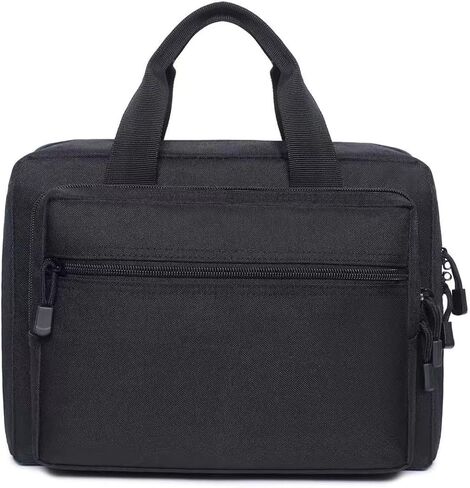 Tactical Pistol Gun Case,Padded Handgun Firearm Case Double Shooting Gun Range Duffle Bag for Outdoor Hunting Shooting Range Bag in Saudi Arabia
