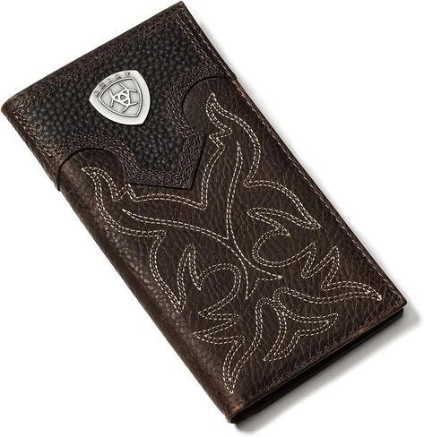 Ariat Men's Boot-Embroidery Rodeo Tan Wallet in Saudi Arabia